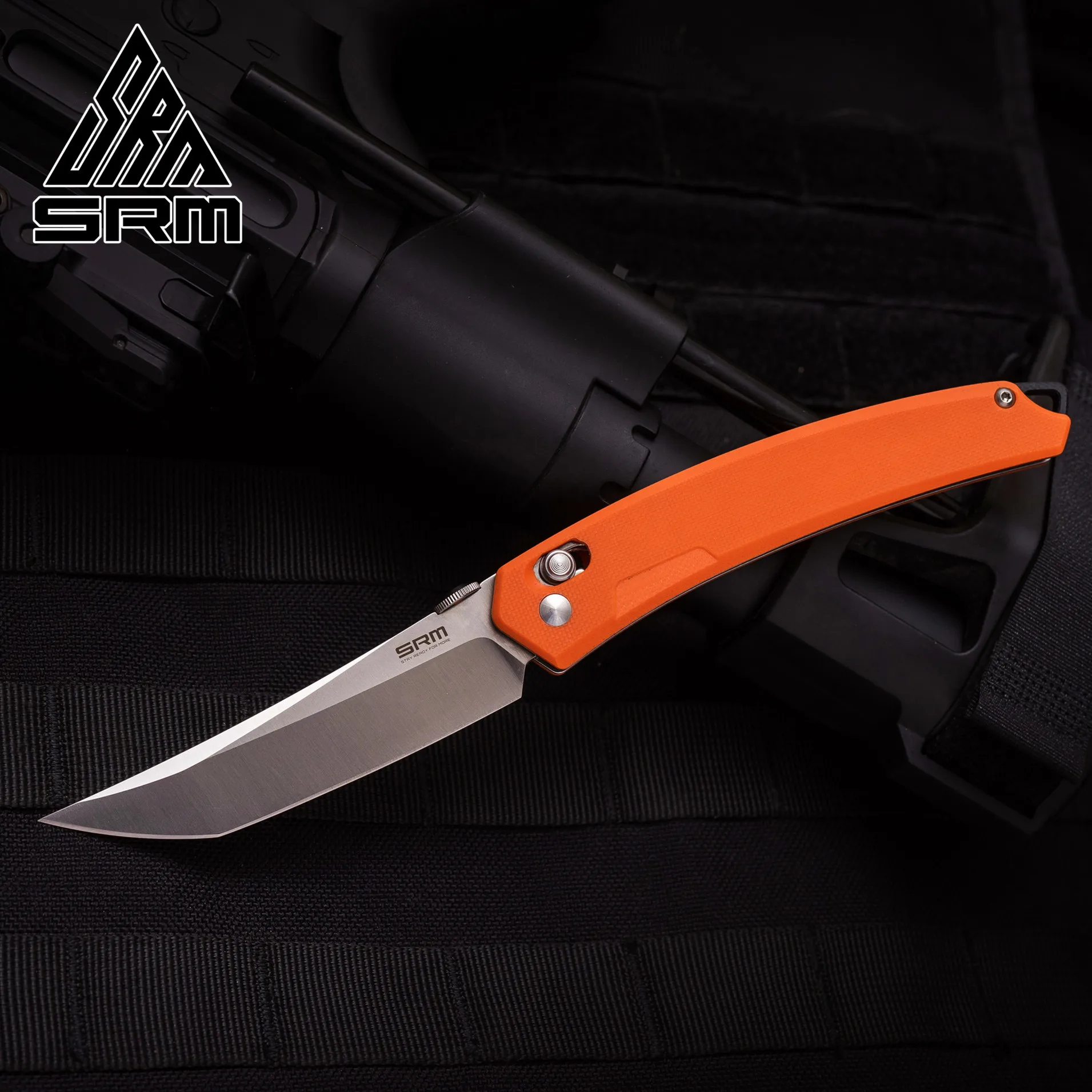 

SANRENMU SRM NEW 9211 Pocket Folding Knives 8Cr13Mov Blade Axis System Survival EDC Tool outdoor camping hunting tactical knife