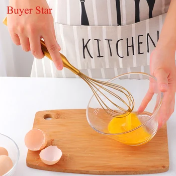 10.8 inches Stainless Steel Egg-Beater DIY Metal Hand Cream Butter Whisk Mixer Egg Stiring Hand Kitchen Gadgets cake server Tool 
10.8 inches Stainless Steel Egg-Beater DIY Metal Hand Cream Butter Whisk Mixer Egg Stiring Hand Kitchen Gadgets cake server Tool