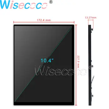 

HSD104JPW1-A10 Wisecoco 10.4 inch 960×1280 LCD screen IPS LVDS 50pin panel 900nits 3G Vibration for Outdoor High Brightness