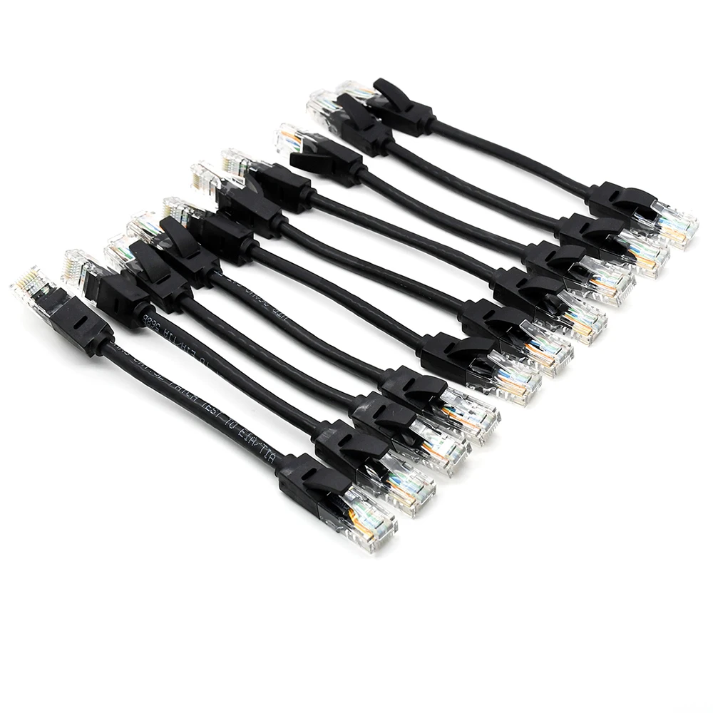 Сетевой кабель RJ45 Cat 5e UTP сетевой Ethernet короткий Интернет-кабель 10 шт. в упаковке 15