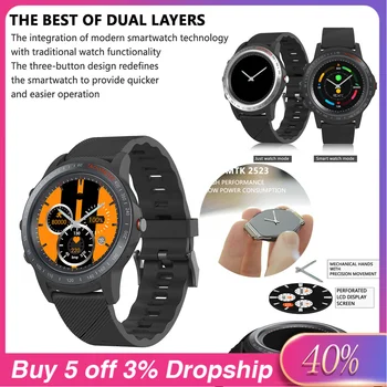 LCD Screen Dual Bluetooth IP67 Waterproof Smart Watch Bracelet watch Fitness Tracker Sport Watch wrist watch smart men watch
LCD Screen Dual Bluetooth IP67 Waterproof Smart Watch Bracelet watch Fitness Tracker Sport Watch wrist watch smart men watch