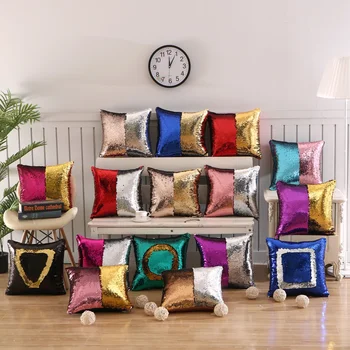 20pcs/lot sublimation sequins reversible pillow cover mermaid style home decoration monogram sequins pillow case
20pcs/lot sublimation sequins reversible pillow cover mermaid style home decoration monogram sequins pillow case