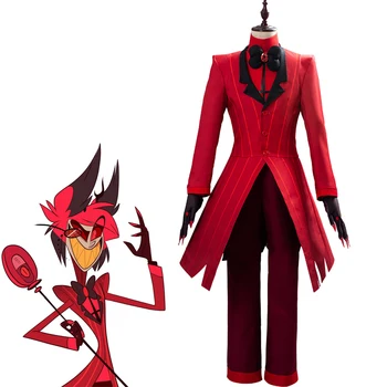 Cosplay Hotel ALASTOR Uniform Red Suit Cosplay Costume Adult Men Halloween Carnival Christmas Costumes
Cosplay Hotel ALASTOR Uniform Red Suit Cosplay Costume Adult Men Halloween Carnival Christmas Costumes