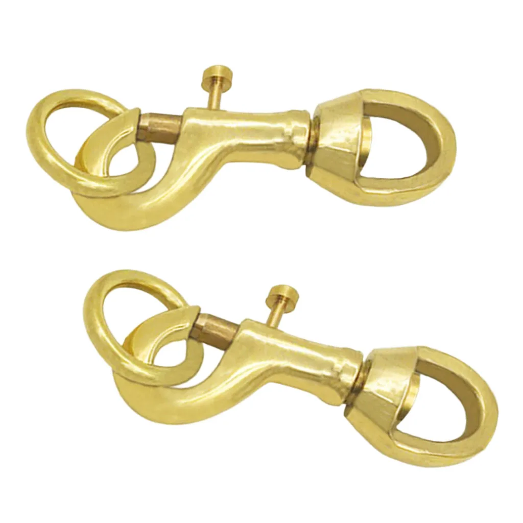 Pack 2 Heavy Duty Durable Gold Solid Brass Swivel Spring Snap Clip Hook for Boat Yacht Sailing Flag Pole
Pack 2 Heavy Duty Durable Gold Solid Brass Swivel Spring Snap Clip Hook for Boat Yacht Sailing Flag Pole