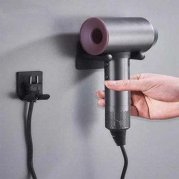 Wall Mounted Hair Dryer Storage Rack Metal Bathroom Free Punch Hairdryer Bracket Shelf Home Hanger Holder For Dyson Accessories
Wall Mounted Hair Dryer Storage Rack Metal Bathroom Free Punch Hairdryer Bracket Shelf Home Hanger Holder For Dyson Accessories