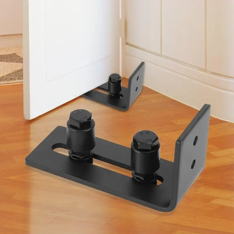 Adjustable Carbon Steel Door Guide Wall Mount Sliding Barn Door Bottom Floor Roller Guide W/ Screws Home Door Hardware Accessory 
Adjustable Carbon Steel Door Guide Wall Mount Sliding Barn Door Bottom Floor Roller Guide W/ Screws Home Door Hardware Accessory