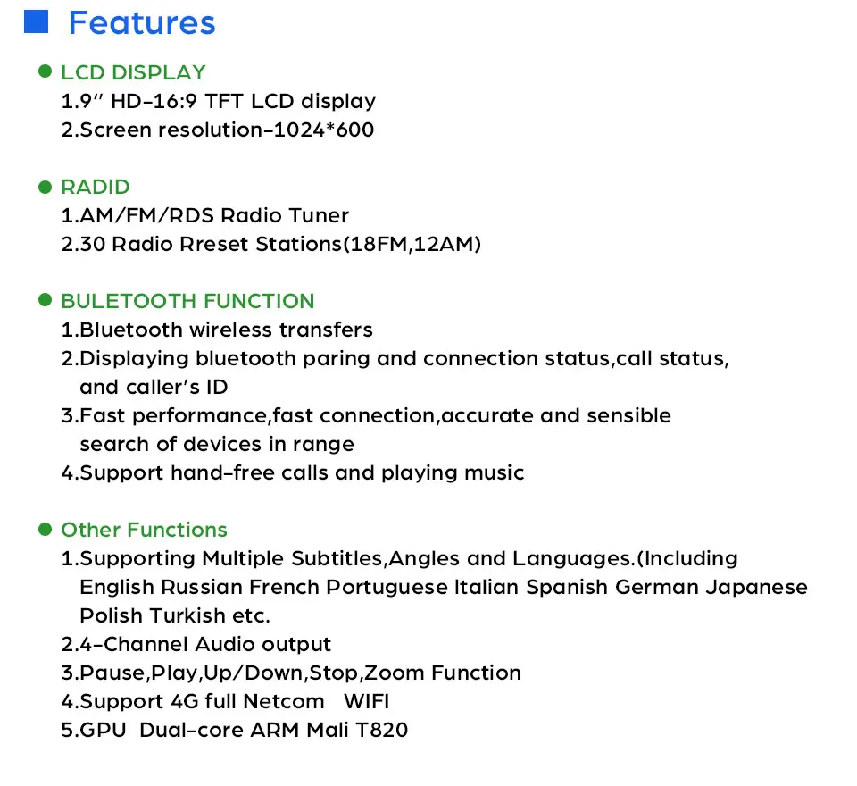 Perfect Original car multimedia player 9’’ HD 2din Touch-screen Radio stereo support in-car Bluetooth/WIFI/FM/AM/USB/AUX/MAP for2019 KX5 1 Perfect Original car multimedia player 9’’ HD 2din Touch-screen Radio stereo support in-car Bluetooth/WIFI/FM/AM/USB/AUX/MAP for2019 KX5 1