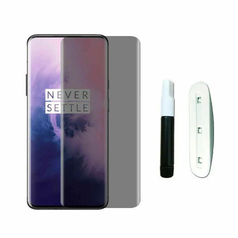 10 PCS UV Liquid Full Glue Privacy Tempered Glass For Oneplus 7 Pro Anti-peeping Screen Protector Glass film
10 PCS UV Liquid Full Glue Privacy Tempered Glass For Oneplus 7 Pro Anti-peeping Screen Protector Glass film