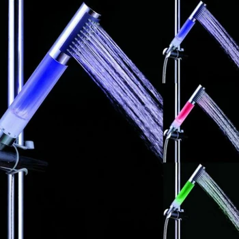 3-Color Changing LED Light Shower Head Home Bathroom Temperature Sensitive Safe ABS Hardware Energy Saving Shower Head
3-Color Changing LED Light Shower Head Home Bathroom Temperature Sensitive Safe ABS Hardware Energy Saving Shower Head