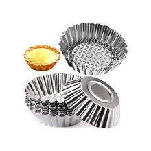 Stainless Steel Egg Tart Making Mold Kitchen Multi-function Non-stick Heat-resistant Round Lace Muffin Dessert Cake Baking Mould
Stainless Steel Egg Tart Making Mold Kitchen Multi-function Non-stick Heat-resistant Round Lace Muffin Dessert Cake Baking Mould