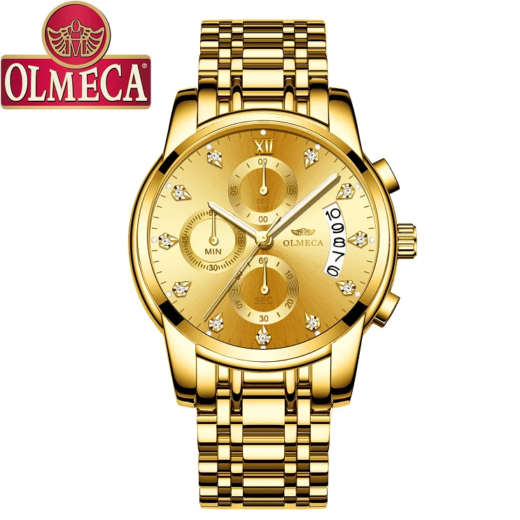 

OLMECA Top Brand Luxury 2020 Fashion Watch Men Waterproof Date Clock Sport Watches Mens Quartz Wristwatch Relogio Masculino