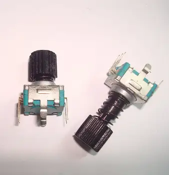 5pcs/lot LJV with spring rotary encoder with self-locking button switch EC11 30-bit 15 pulse 12 flower handle
5pcs/lot LJV with spring rotary encoder with self-locking button switch EC11 30-bit 15 pulse 12 flower handle