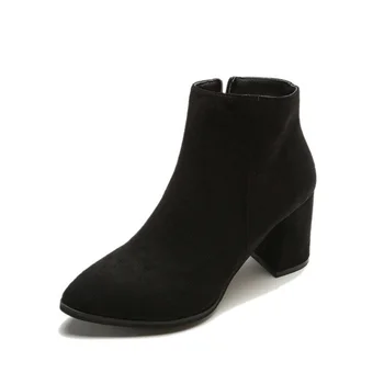 2019 Spring Autumn Stiletto Thin High Heels Pointed Toe Faux Leather Zipper Style Sexy Ankle Womens Boots Bota Feminina
2019 Spring Autumn Stiletto Thin High Heels Pointed Toe Faux Leather Zipper Style Sexy Ankle Womens Boots Bota Feminina