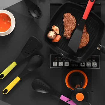 Rainbow Nylon Cookware 7 Pieces Non-stick Stainless Steel Cookware Heat Resistant Spoon Shovel Tools
Rainbow Nylon Cookware 7 Pieces Non-stick Stainless Steel Cookware Heat Resistant Spoon Shovel Tools