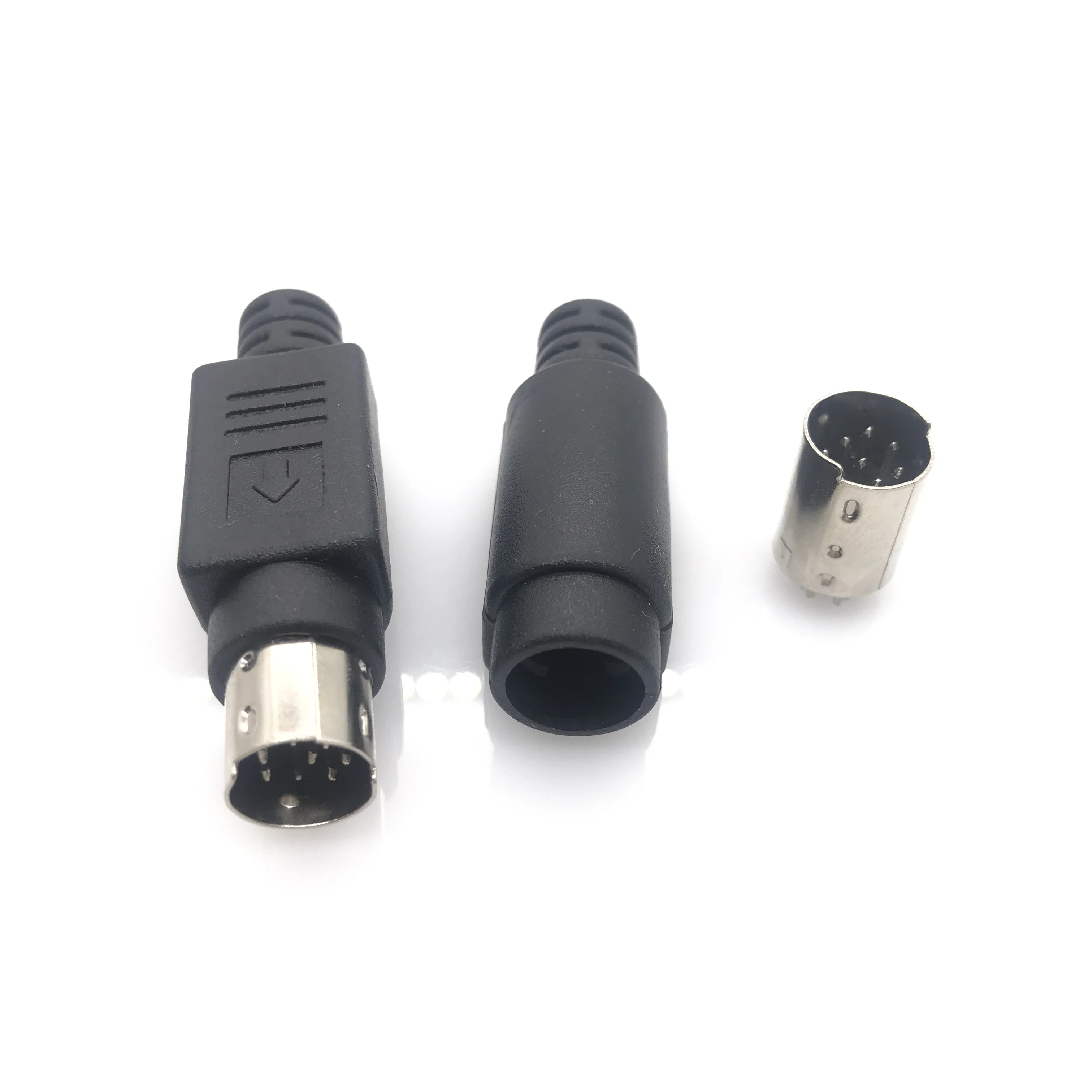 2 pcs DIY for Soldering Cables Mini DIN Connector S-Video terminal Circular 8 Pin Male/Female With Plastic Handle Adapter socket
2 pcs DIY for Soldering Cables Mini DIN Connector S-Video terminal Circular 8 Pin Male/Female With Plastic Handle Adapter socket