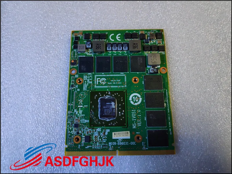 HD5870 HD 5870M 1GB DDR5 MS-1V0S1 109-B96031-00C VGA-карта для MSI GX740 MS-1727 GX640 GT660 GT663 GX660 GT680 GT683 GX680 |