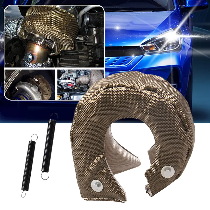 Universal Car T3 Titanium Turbo Blanket Heat Shield Turbocharger Cover Turbo charger Cover Wrap Fit For T2 T25 T28 GT30 T35
Universal Car T3 Titanium Turbo Blanket Heat Shield Turbocharger Cover Turbo charger Cover Wrap Fit For T2 T25 T28 GT30 T35