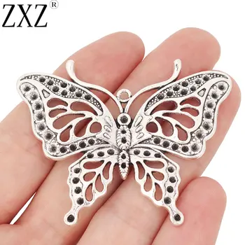 ZXZ 5pcs Tibetan Silver Large Butterfly Charms Pendants for Necklace Jewelry Making Findings 59x48mm 
ZXZ 5pcs Tibetan Silver Large Butterfly Charms Pendants for Necklace Jewelry Making Findings 59x48mm