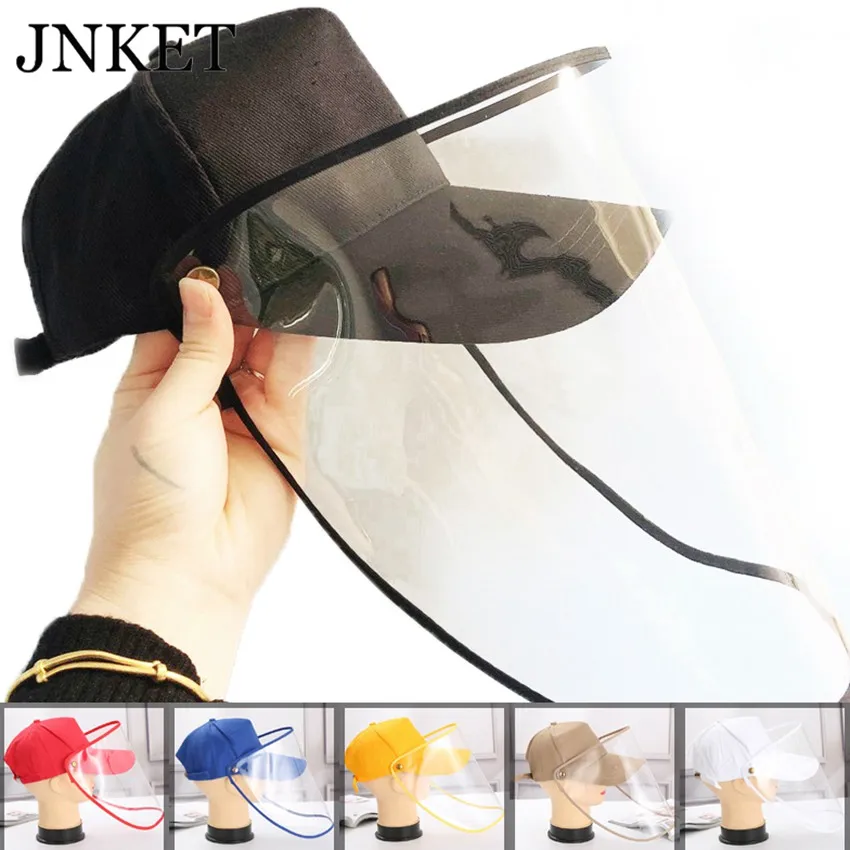 JNKET New Multi-function Protective Hat Baseball Cap Detachable Face Mask Hat Anti-saliva Face Cover Cap
JNKET New Multi-function Protective Hat Baseball Cap Detachable Face Mask Hat Anti-saliva Face Cover Cap