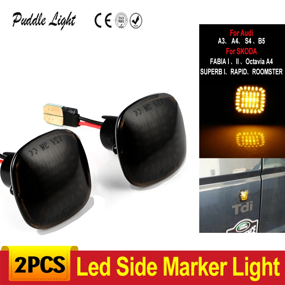 2Pcs Led Dynamic Side Marker Light For Skoda superb Octavia Fabia Roomster Rapid Audi A3 8L A4 B5 A8 Seat Leon Ibiza Cordoba
2Pcs Led Dynamic Side Marker Light For Skoda superb Octavia Fabia Roomster Rapid Audi A3 8L A4 B5 A8 Seat Leon Ibiza Cordoba