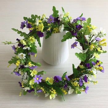 Artificial Silk Grass Daisy Wreath Christmas Garland Wall Home Window Garland Decoration For Wedding Fireplace
Artificial Silk Grass Daisy Wreath Christmas Garland Wall Home Window Garland Decoration For Wedding Fireplace