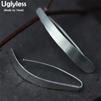 Uglyless Real S925 Sterling Silver Simple Fashion Designer Flake Earrings for Women Exotic Handmade Brushed Brincos Fine Jewelry
Uglyless Real S925 Sterling Silver Simple Fashion Designer Flake Earrings for Women Exotic Handmade Brushed Brincos Fine Jewelry