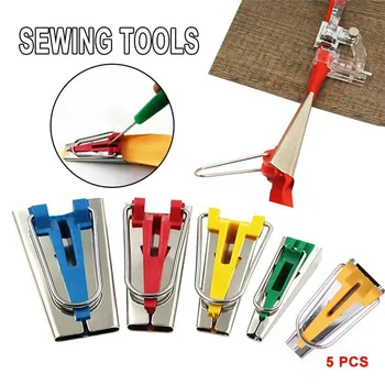 Binding Fabric Maker Kit 6/9/12/18/25mm Sewing Quilting Bias Tape Guide Strip Bias Tape Make Binding Tool 
Binding Fabric Maker Kit 6/9/12/18/25mm Sewing Quilting Bias Tape Guide Strip Bias Tape Make Binding Tool