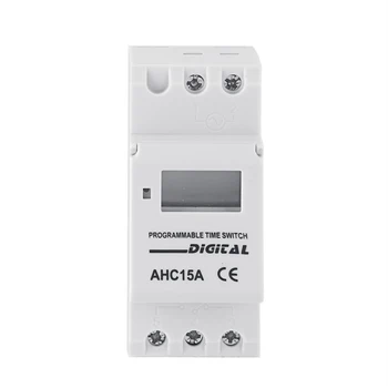 THC15A TP8A16 AHC15A DIN RAIL DIGITAL PROGRAMMABLE Digital LCD Weekly Programmable Timer Relay Switch 220V
THC15A TP8A16 AHC15A DIN RAIL DIGITAL PROGRAMMABLE Digital LCD Weekly Programmable Timer Relay Switch 220V