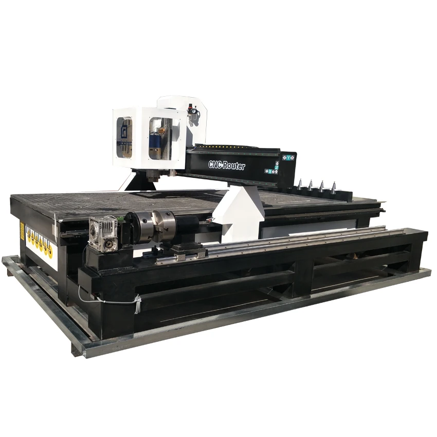 Sculpture Wood Carving CNC Router Machine 1530 ATC 4 axis Engraving machine 9KW spindle Motor Automatic Tool Changer machine
Sculpture Wood Carving CNC Router Machine 1530 ATC 4 axis Engraving machine 9KW spindle Motor Automatic Tool Changer machine