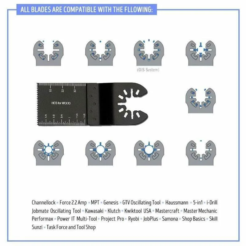 50pcs Saw Disc Oscillating Multi Tool Saw Discs Carbon Steel Cutter DIY Universal 34mm Durable
50pcs Saw Disc Oscillating Multi Tool Saw Discs Carbon Steel Cutter DIY Universal 34mm Durable