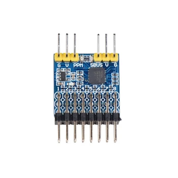 8CH PWM PPM SBUS Signal Conversion Module Converter Input Voltage 3.3-20V for RC Airplane Drone
8CH PWM PPM SBUS Signal Conversion Module Converter Input Voltage 3.3-20V for RC Airplane Drone