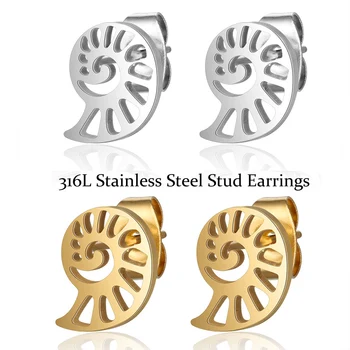 Fashion 316L Stainless Steel 8.5*10mm Conch Women Stud Earrings for DIY Jewelry Earring Ear Jewelry Best Birthday Gift
Fashion 316L Stainless Steel 8.5*10mm Conch Women Stud Earrings for DIY Jewelry Earring Ear Jewelry Best Birthday Gift