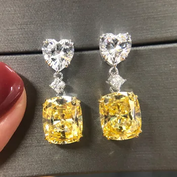 STERLING SILVER 925 PINK/YELLOW/WHITE CUBIC ZIRCON STONE DROP EARRINGS FOR WOMEN BRIDAL WEDDING ACCESSORIES WHOLESALE NEW
STERLING SILVER 925 PINK/YELLOW/WHITE CUBIC ZIRCON STONE DROP EARRINGS FOR WOMEN BRIDAL WEDDING ACCESSORIES WHOLESALE NEW