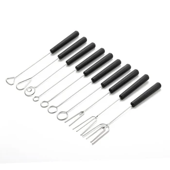 10PCS/Set Dipping Chocolate Fork Tool Pen Irregular Stainless Steel DIY Bakeware Accessories Fondant Kitchen Home Cake Decor
10PCS/Set Dipping Chocolate Fork Tool Pen Irregular Stainless Steel DIY Bakeware Accessories Fondant Kitchen Home Cake Decor
