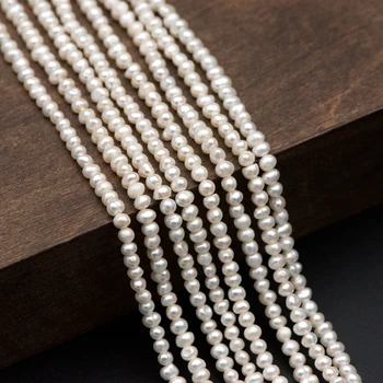 White Button Potato Pearl, Seed Freshwater Pearl, 2.5-3mm Thin (PL21-1)/ Full strand
White Button Potato Pearl, Seed Freshwater Pearl, 2.5-3mm Thin (PL21-1)/ Full strand