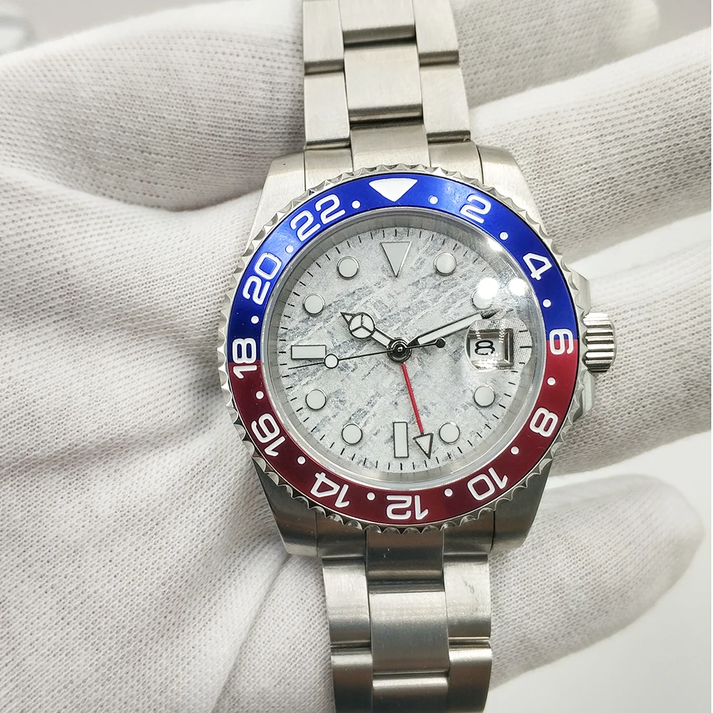 luxury brand automatic mechanical watch for the Men's waches GMT 40mm Meteorite dial Date Luminous aaa 22
luxury brand automatic mechanical watch for the Men's waches GMT 40mm Meteorite dial Date Luminous aaa 22