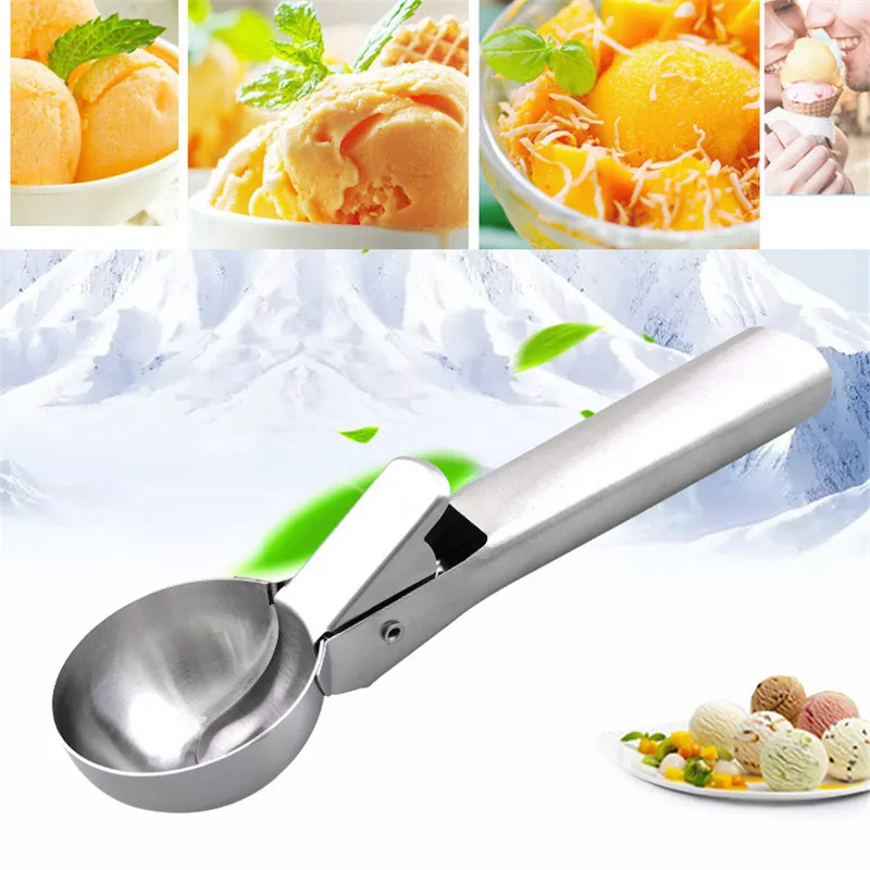 Stainless Steel Ice Cream Scoop Fruit Ice Ball Maker Candy Bar Accessorizes Ice Cream Spoon Kitchen Gadgets
Stainless Steel Ice Cream Scoop Fruit Ice Ball Maker Candy Bar Accessorizes Ice Cream Spoon Kitchen Gadgets