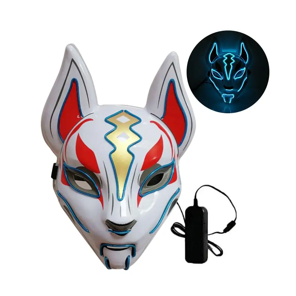 Fox Mask Hand-painted Mask full Face PVC Fox Mask Lighting Masquerade Festival Ball Kabuki Kitsune Masks Cosplay Costume
Fox Mask Hand-painted Mask full Face PVC Fox Mask Lighting Masquerade Festival Ball Kabuki Kitsune Masks Cosplay Costume