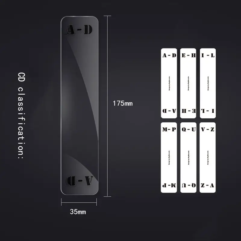6Pcs/Bag Transparent Acrylic Tag Card Horizontal/Vertical Sorting Cards for CD/LP Vinyl Record Accessories
6Pcs/Bag Transparent Acrylic Tag Card Horizontal/Vertical Sorting Cards for CD/LP Vinyl Record Accessories