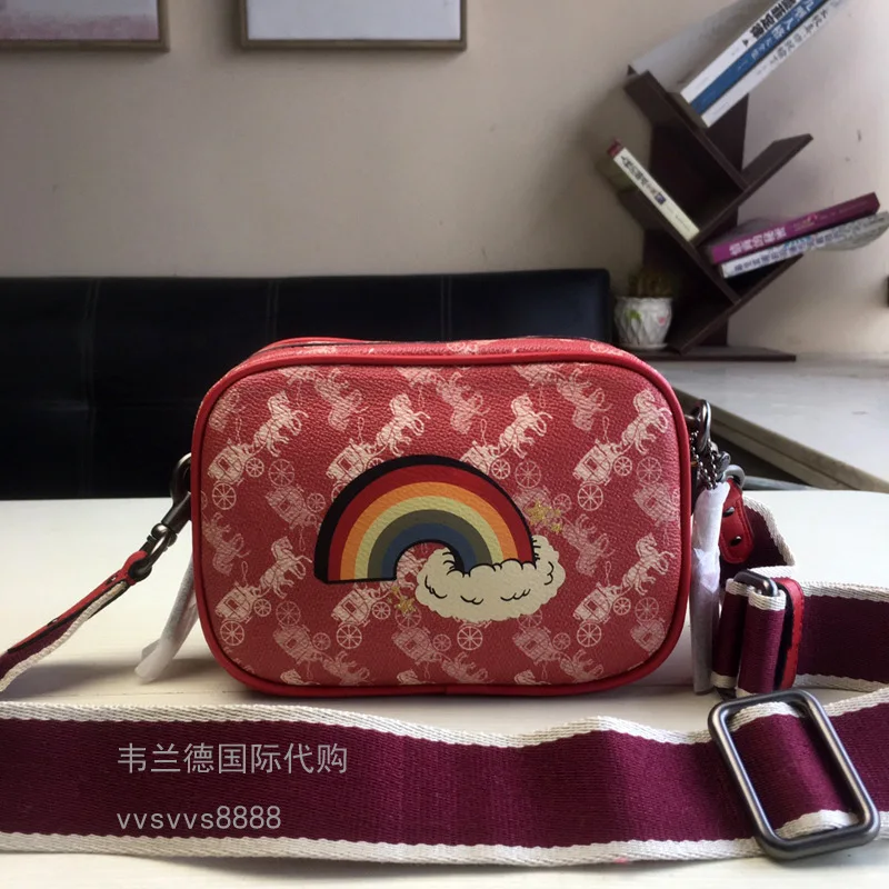 C Home/Coronene Chi Camera Bag Genuine Leather Rainbow Printed Carriage Crossbody Bag First Layer Leather Bag 2020 Early Spring
C Home/Coronene Chi Camera Bag Genuine Leather Rainbow Printed Carriage Crossbody Bag First Layer Leather Bag 2020 Early Spring