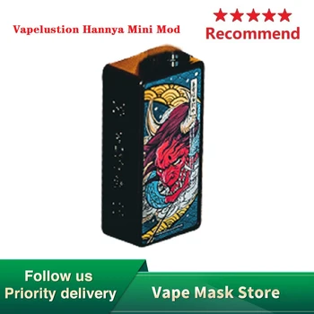 Original Vapelustion Hannya Mini 80W VW Box Mod 0.96 inch LCD E-cigarette Mod Support by Single 18650 Battery Vs Vinci X /Drag 2
Original Vapelustion Hannya Mini 80W VW Box Mod 0.96 inch LCD E-cigarette Mod Support by Single 18650 Battery Vs Vinci X /Drag 2