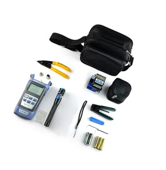 17type Fiber Optic FTTH Tool Kit with FC-6S Fiber Cleaver Optical Power Meter Mini 5km Visual Fault Locator tool bag
17type Fiber Optic FTTH Tool Kit with FC-6S Fiber Cleaver Optical Power Meter Mini 5km Visual Fault Locator tool bag