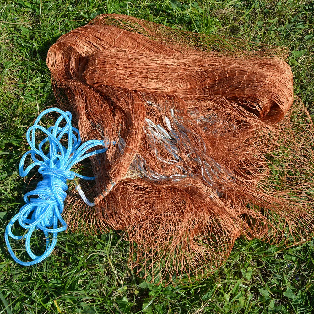 3m5m6m Fishing Net Trap Small Mesh USA Style Hand Cast Fishing Net Tyre Line Traditional Outdoor Throw Catch Fishing Net Tool (9)