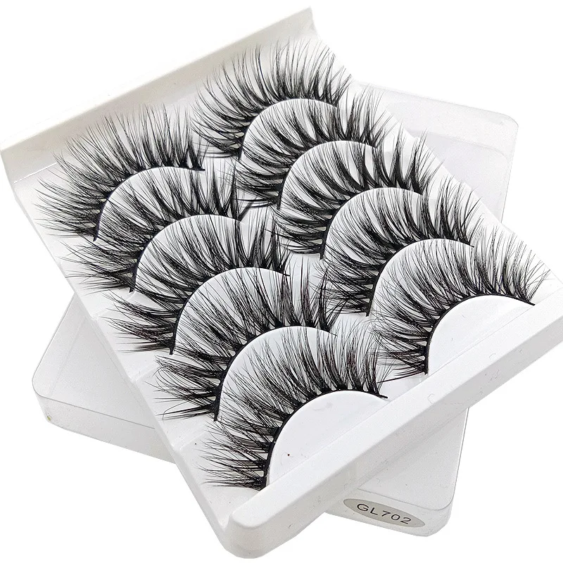 Umělé 3D řasy - 5 párů Umělé 3D řasy - 5 párů
