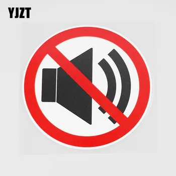 YJZT 11.8CMX11.8CM Noise Is Forbidden Here PVC Decal Car Sticker Circular Outline 11B-0039
YJZT 11.8CMX11.8CM Noise Is Forbidden Here PVC Decal Car Sticker Circular Outline 11B-0039