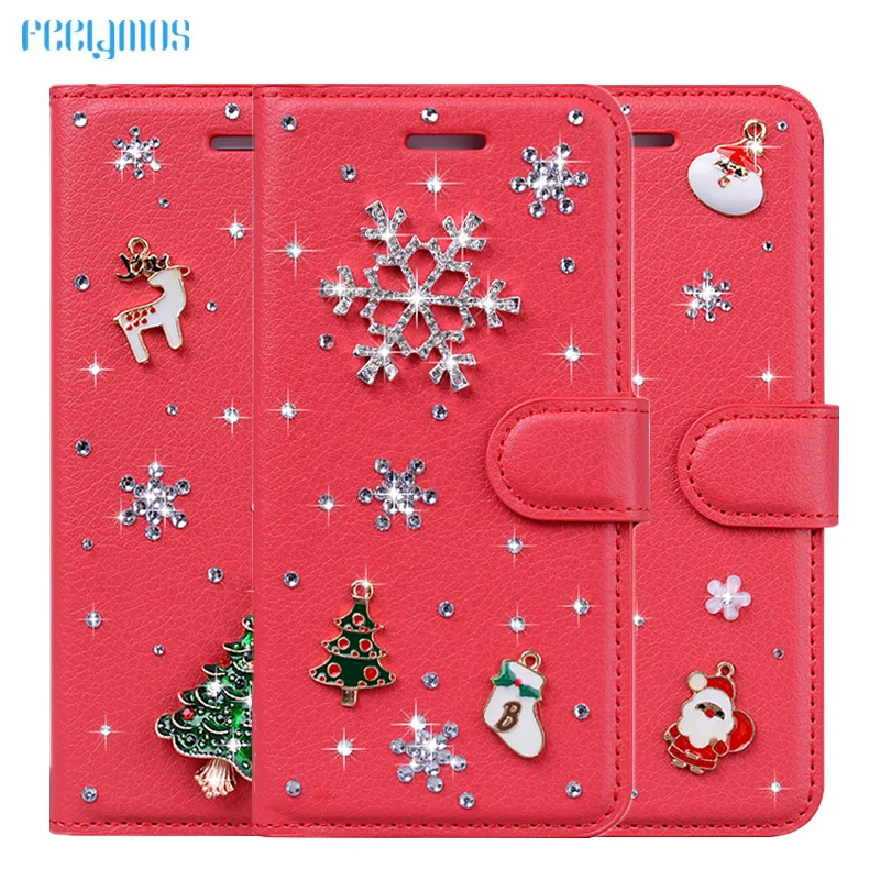 

Christmas Gift Leathe Case Flip Wallet For Samsung Galaxy A80 A50 A70 A60 A40 A30 A10 A90 M10 M20 M30 M40 A20E A2 Core Note 10 Pro Coque Cover J3 2017 J330 J5 2017 J530 J7 2017 J730 Note 9 Note 8 Christmas Bag