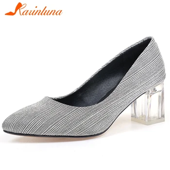 KARINLUNA Pointed Toe High Heels Office Pumps Fashion Shallow Bling Women Pumps Concise Ol Decorating Women Shoes
KARINLUNA Pointed Toe High Heels Office Pumps Fashion Shallow Bling Women Pumps Concise Ol Decorating Women Shoes