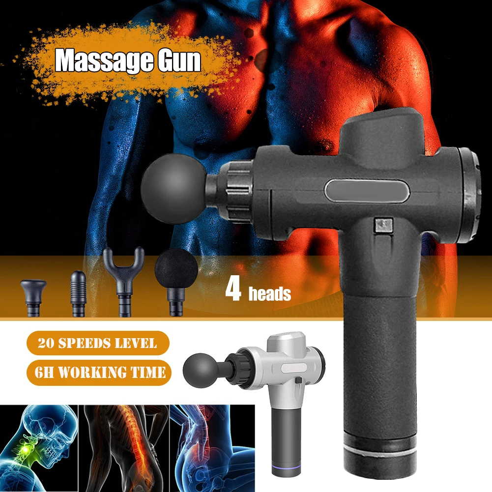 Massage Gun Muscle Massager Ultra-Quiet Vibrating Deep Tissue Massager Muscle Tension Relief With 4 Massager Adapter
Massage Gun Muscle Massager Ultra-Quiet Vibrating Deep Tissue Massager Muscle Tension Relief With 4 Massager Adapter