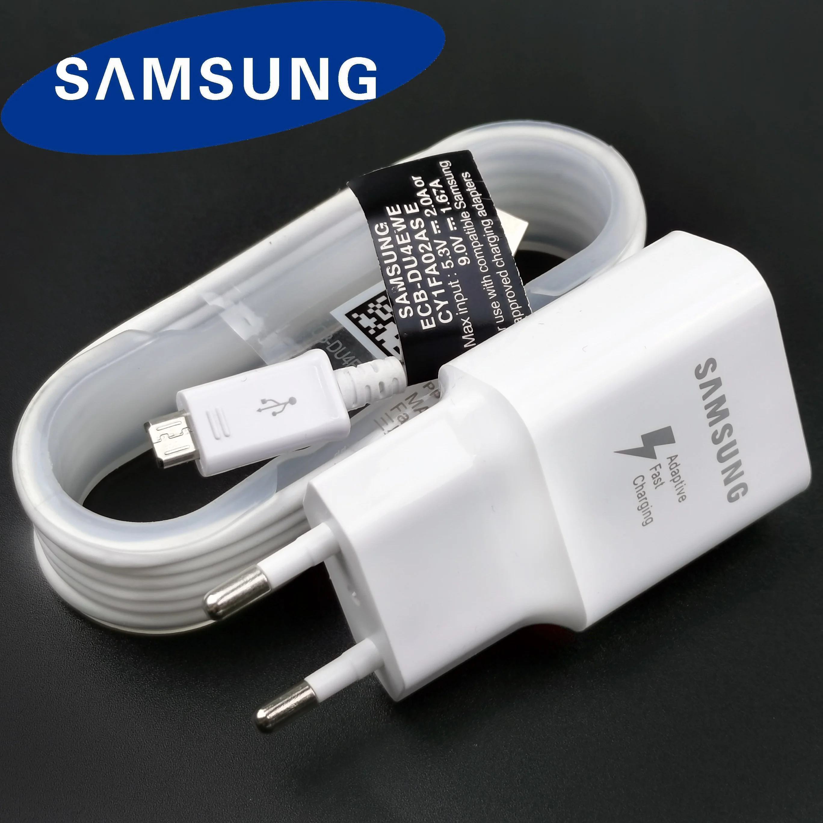 Оригинальный адаптивный кабель быстрой зарядки Samsung S7 Edge QC3.0 Micro usb для