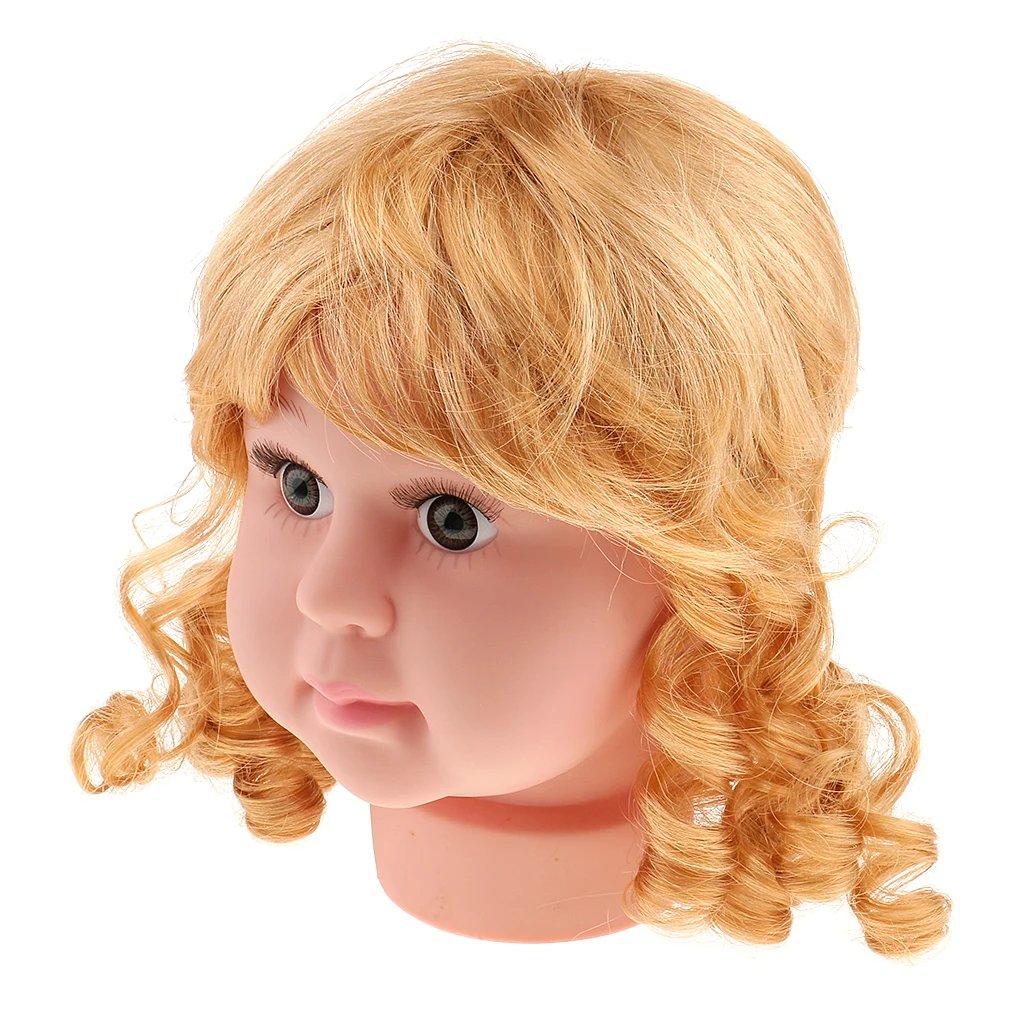 9' Baby Girl Mannequin Manikin Stand Head w/ Wig for Sunglasses Hat Display Mannequin Head Child 9' Baby Girl Mannequin Manikin Stand Head w/ Wig for Sunglasses Hat Display Mannequin Head Child